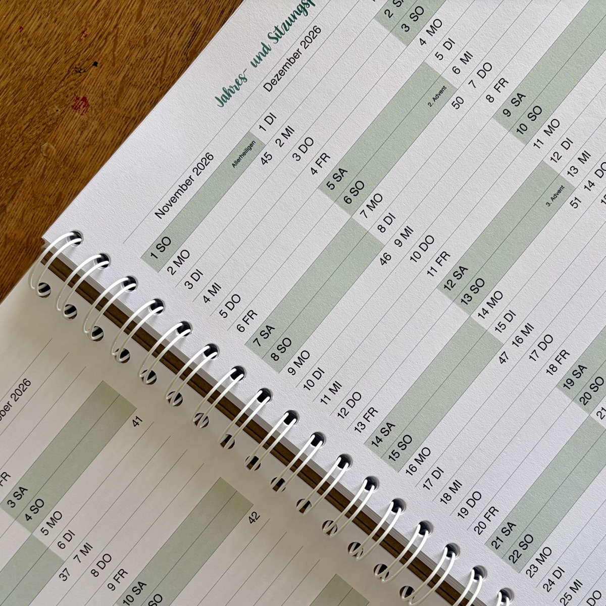 Lehreragenda 26/27 – Neuheiten mit Jahreskalender und Ferienübersicht